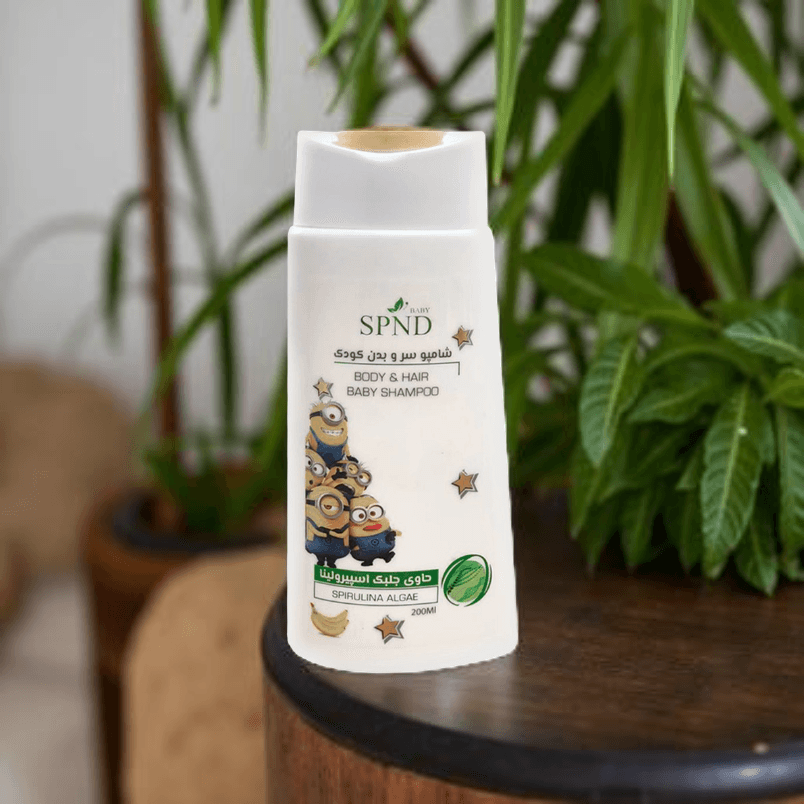 SPND Baby Body & Hair Shampoo  Spirulina Algae Extract
