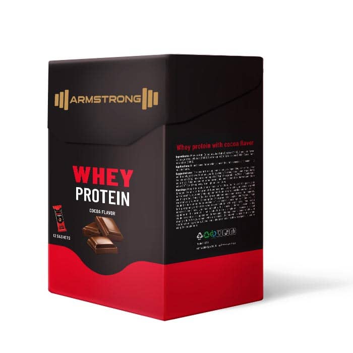 100% Whey Protein Sachet With Cocoa Flavor