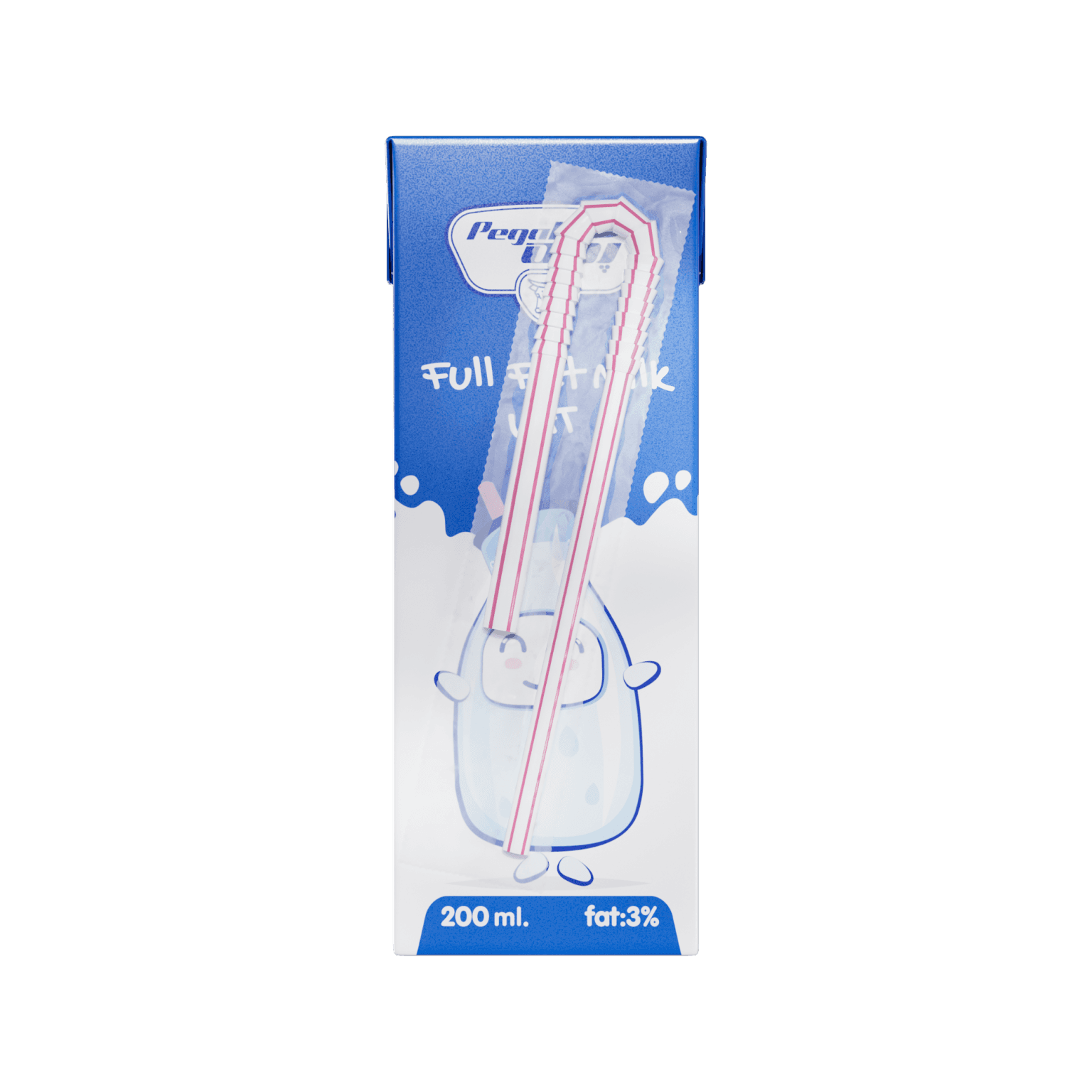 Pegah UHT Full Fat Sterilized Milk - 200 cc