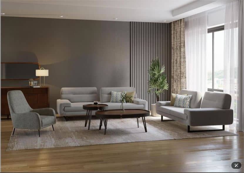ZIVAN Modern Adjustable Sofa , Metal Frame & Molded Polyurethane Foam