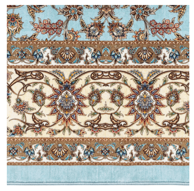 Pile Material Acrylic Rug, Classic Collection-Blue 2000010140