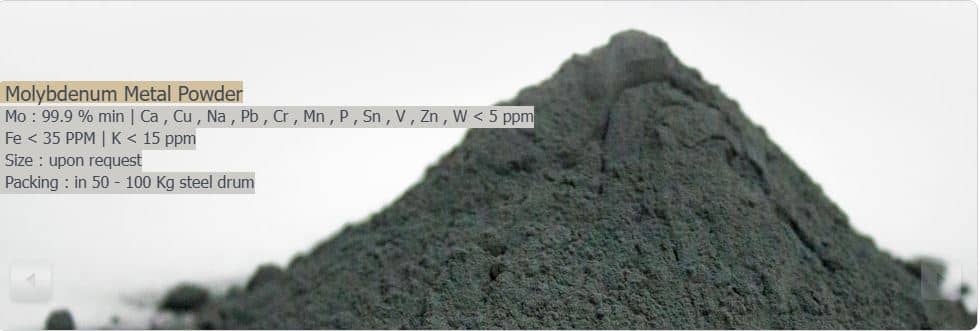 Molybdenum Metal Powder