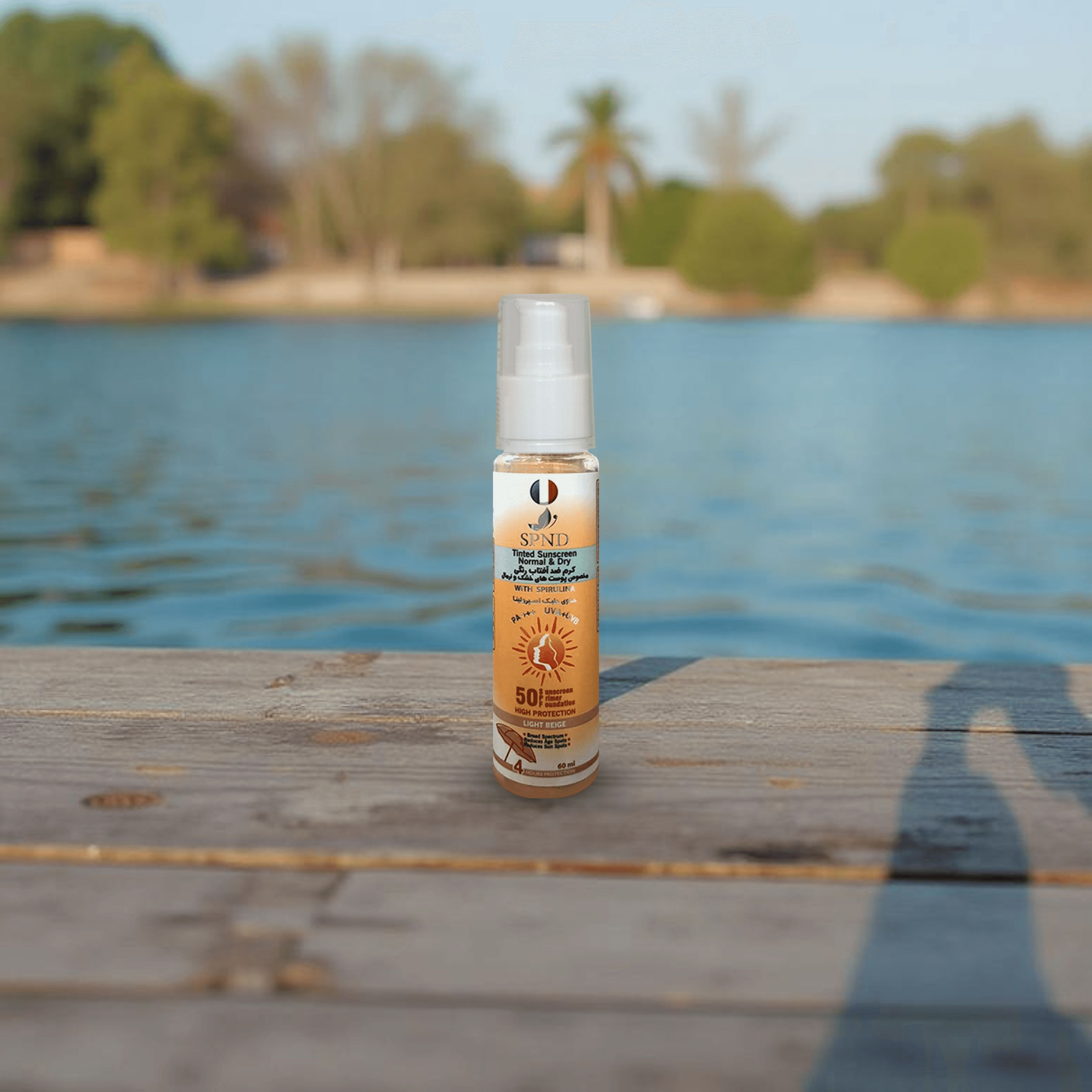 SPND Light Beige Tinted Sunscreen Spray SPF50+