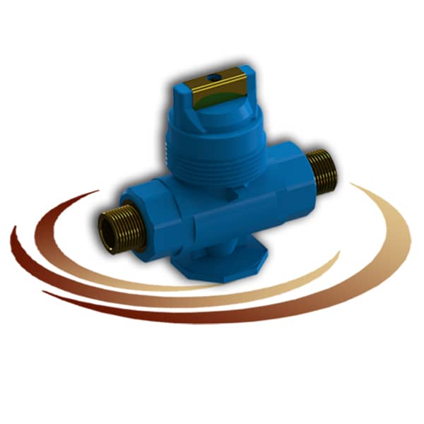 Brass & Polymer Cut-Off Valve (Dual-Material Isolation Valve)