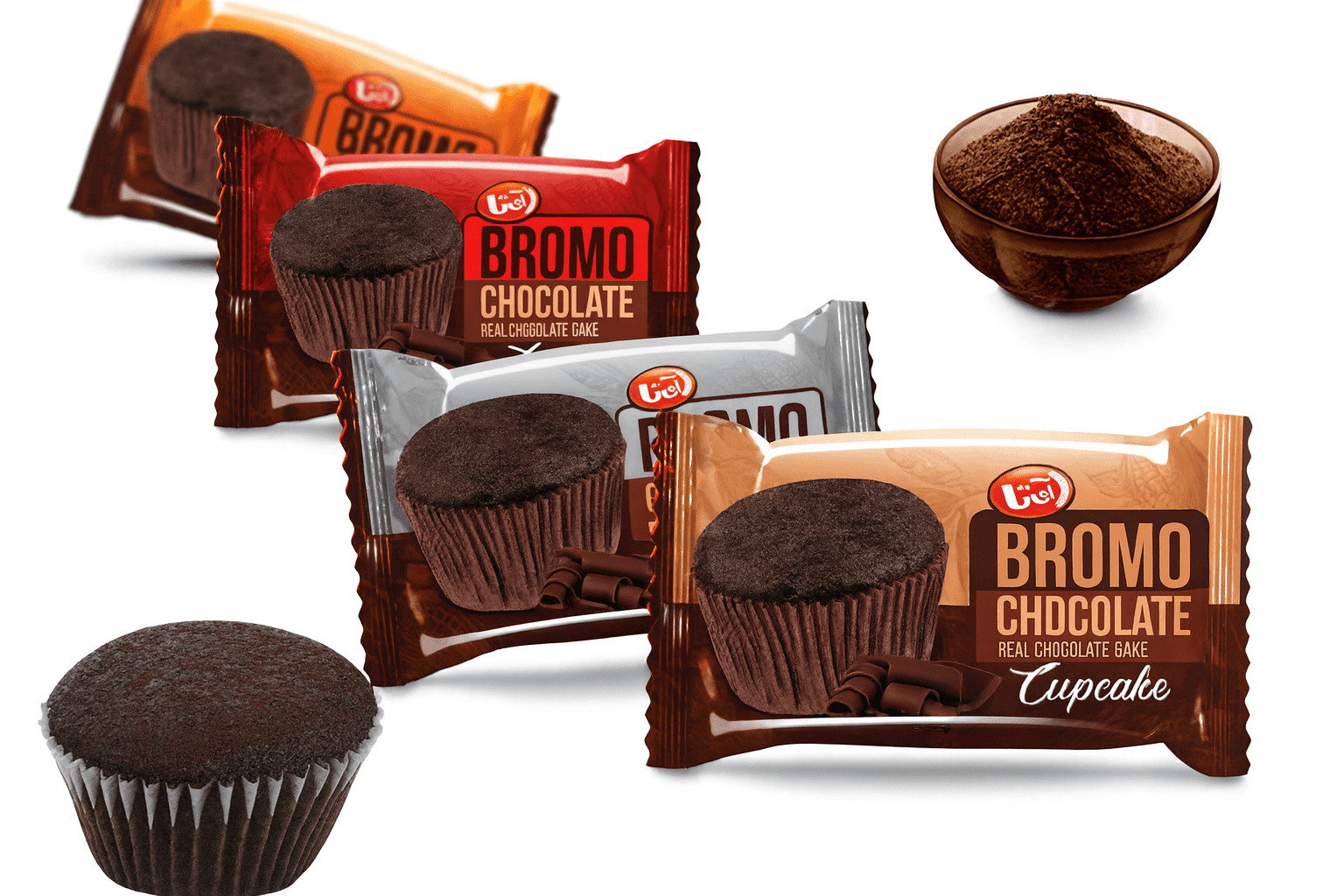 Bromo Chocolate Cupcake Real Chocolate Cake
