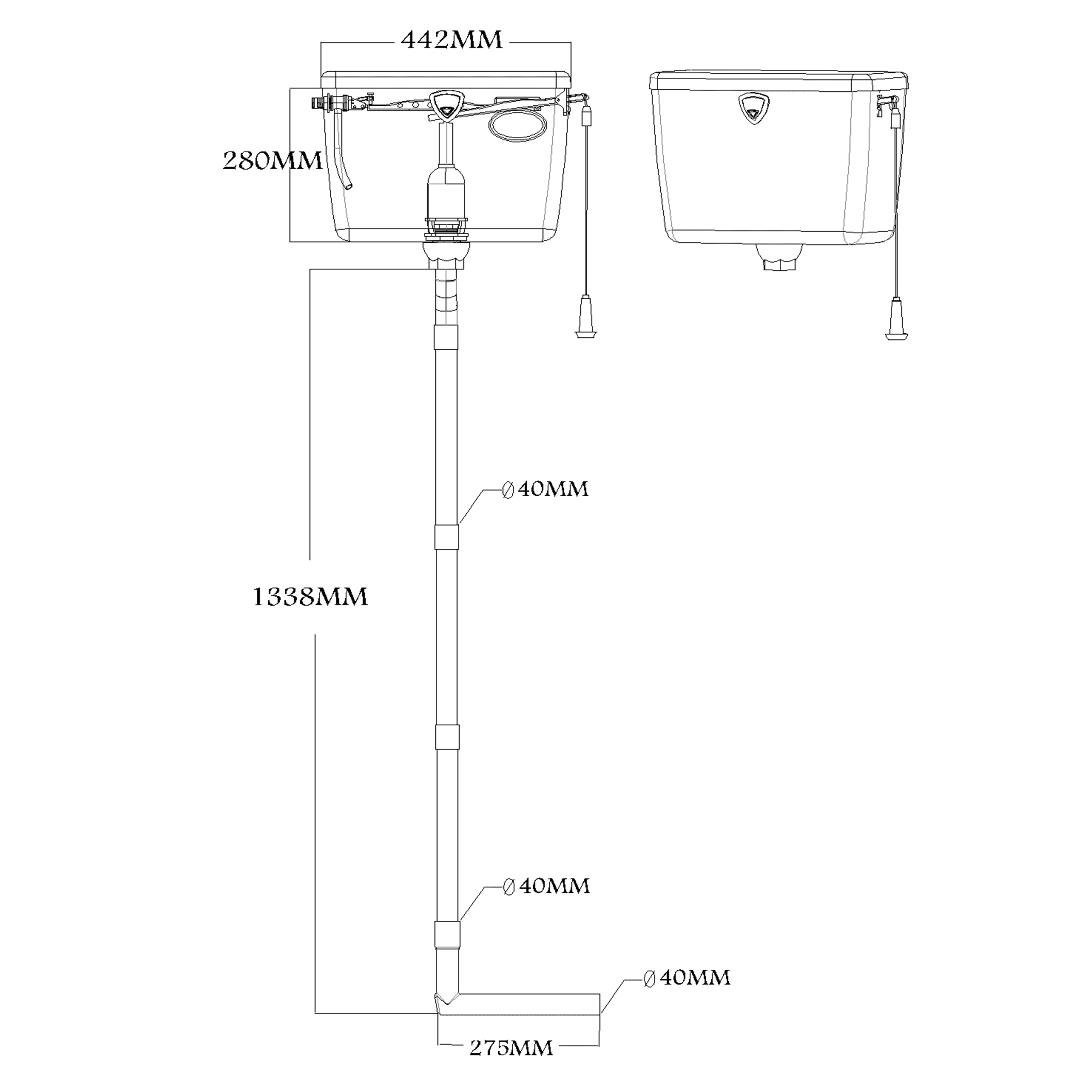 Flush tank 