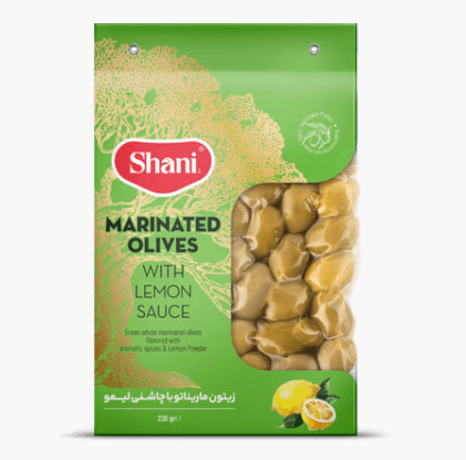 Marinated olives with lemon dressing - 220g