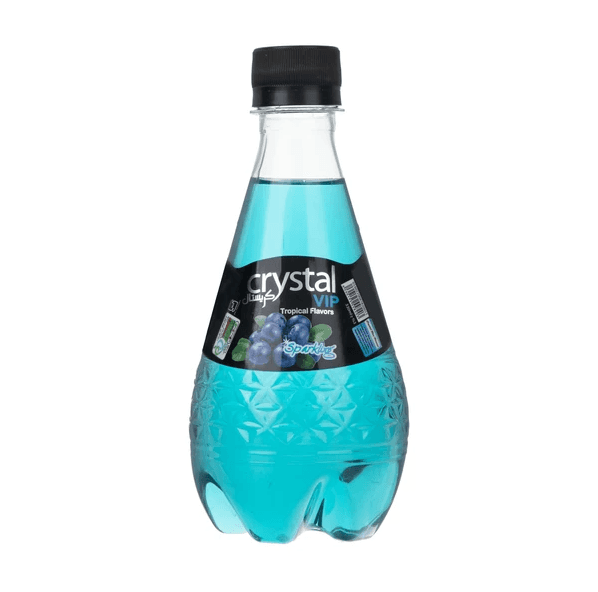 Crystal Carbonated Soft Drink  Blueberry, Lemon & Watermelon Flavors