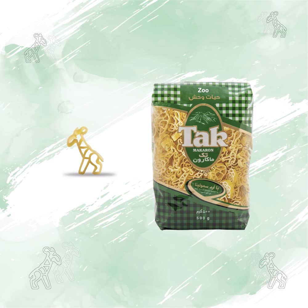 Tak Makaron Zoo Animal-Shaped Pasta