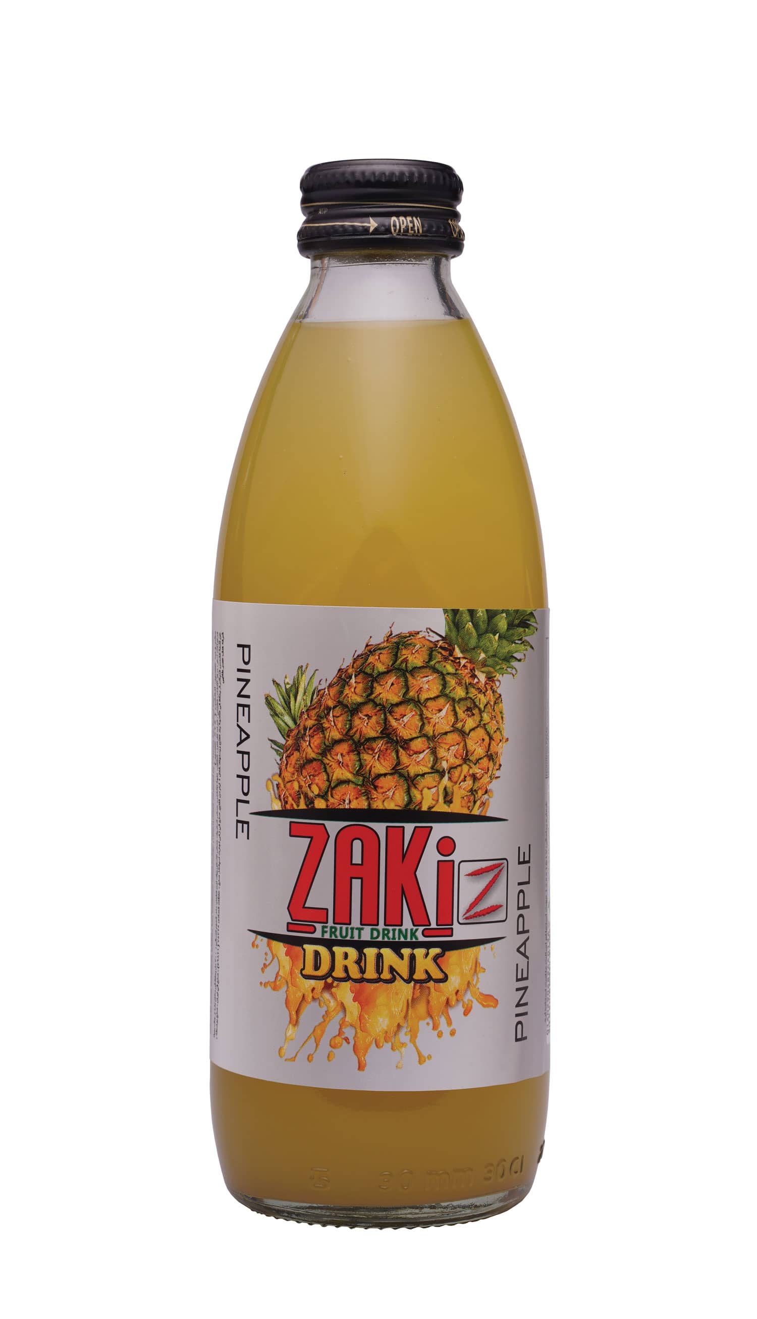 Pineapple-Flavored Fruit Juice Drink – 300ML Glass Bottle