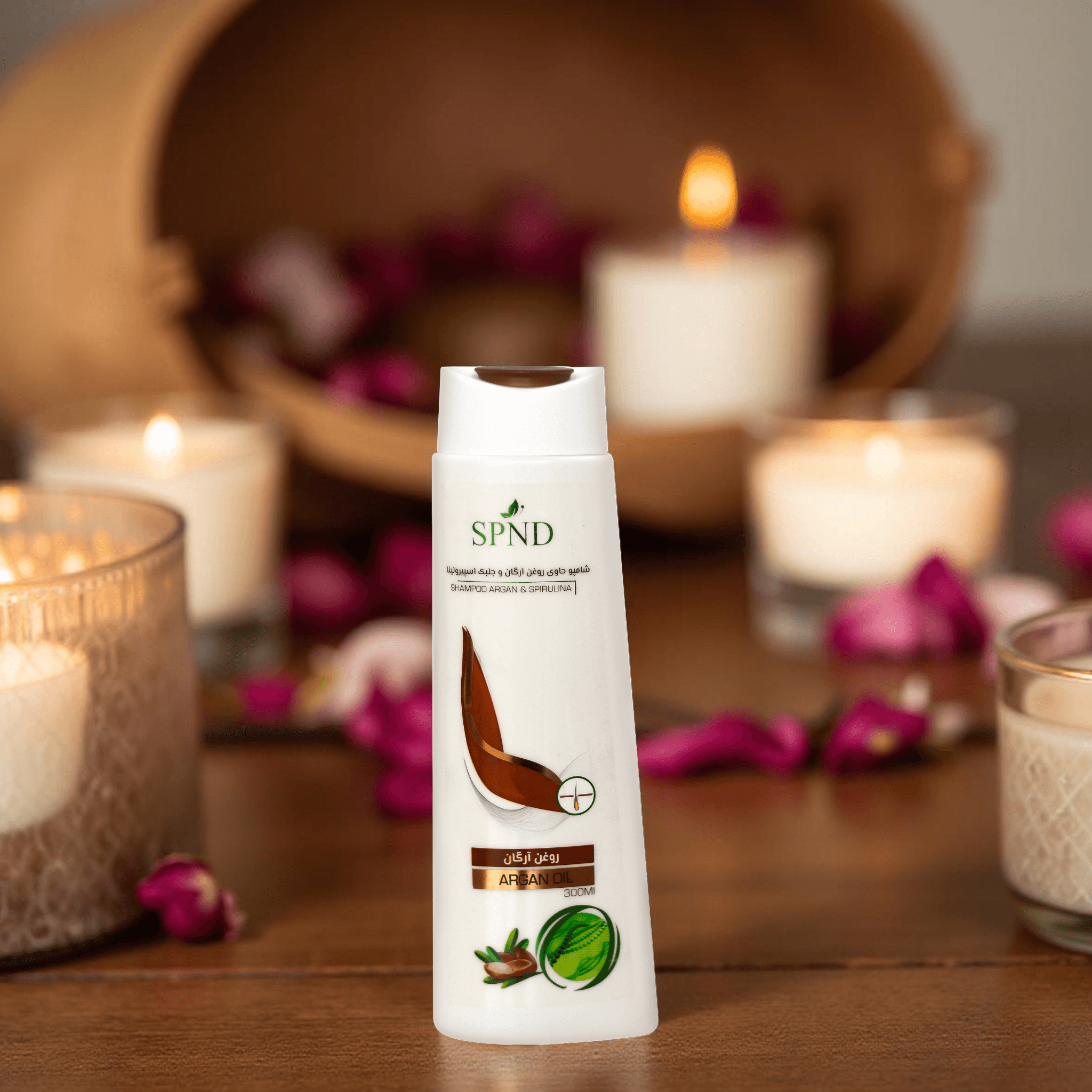 SPND Argan & Spirulina Shampoo  Deep Repair & Nourishing Formula