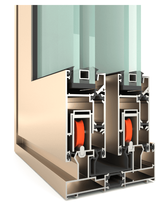 lift and slide thermal break window  system TS 115