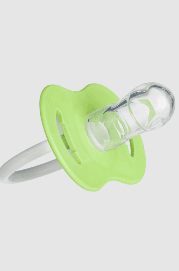 Aillin hani pacifier silicone tip withchain no case card- with chain & case card