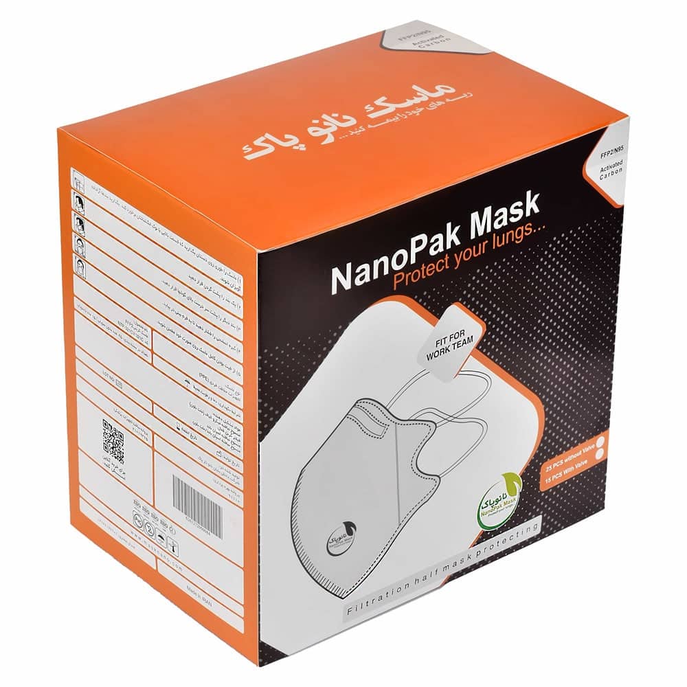FFP2 Foldable Carbon Respirator Mask  6 Layer