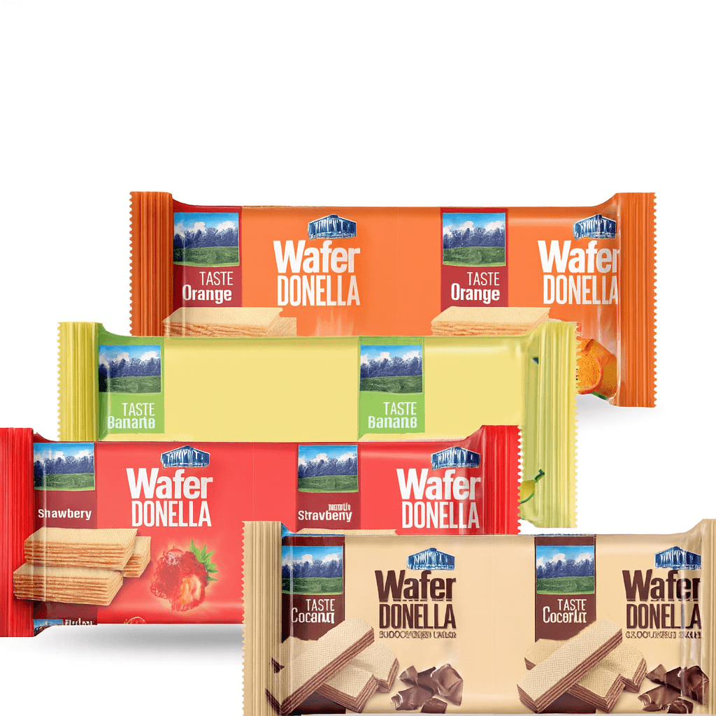 Donella Premium Flavored Wafer Fruit & Cocoa Selection