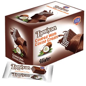 Lamiyan Cocoa Cream Coated Wafer - Display Carton