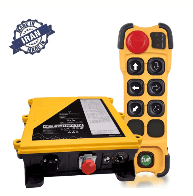 RichWave TF-RX/601A /  TF-RX/602A  6-Button Single-Speed Overhead Crane Remote Control System