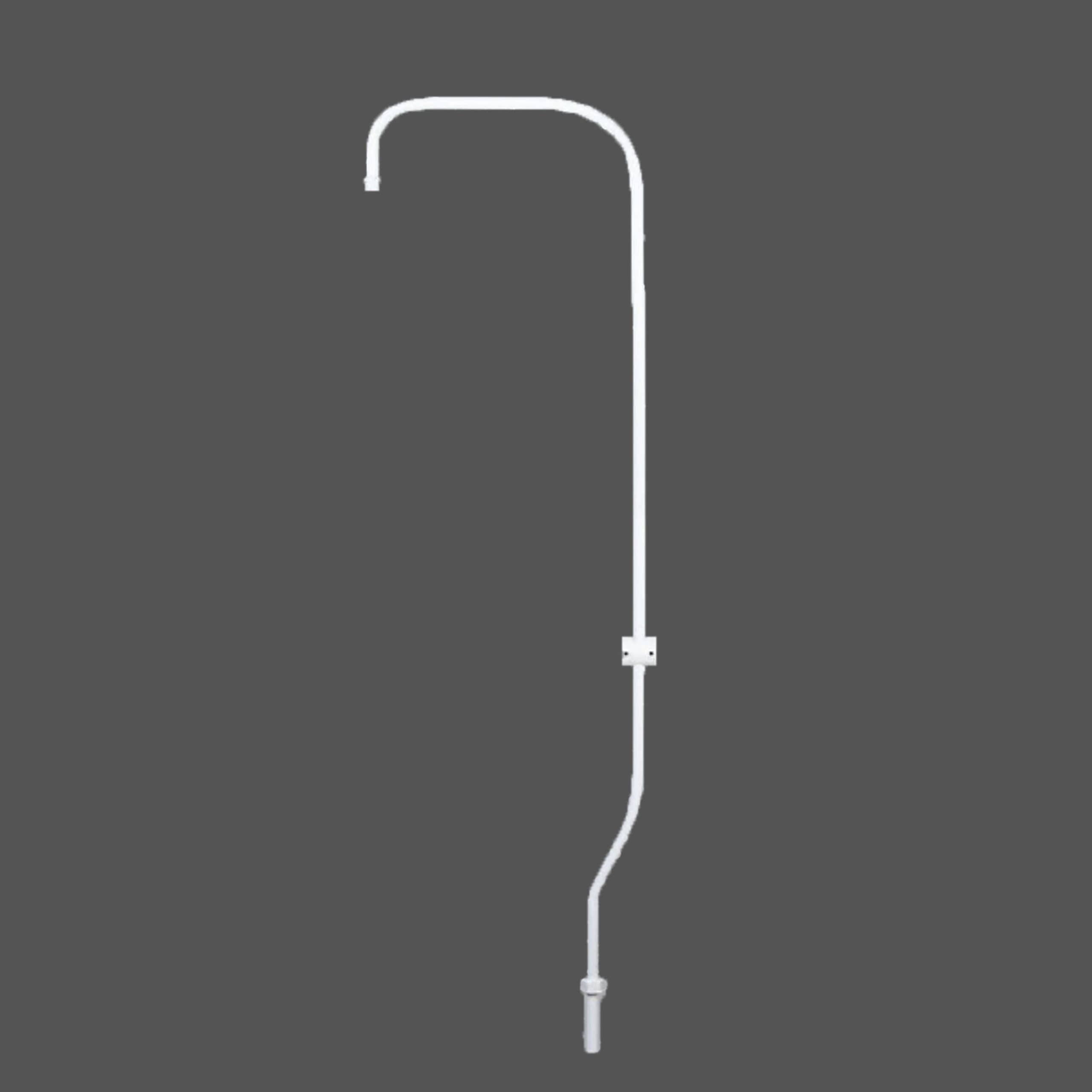 long shower pipe