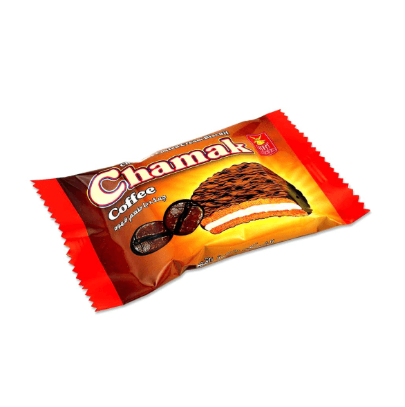 Coffee & Lemon Chocolate Coated Cream Layer Biscuit - Chamak