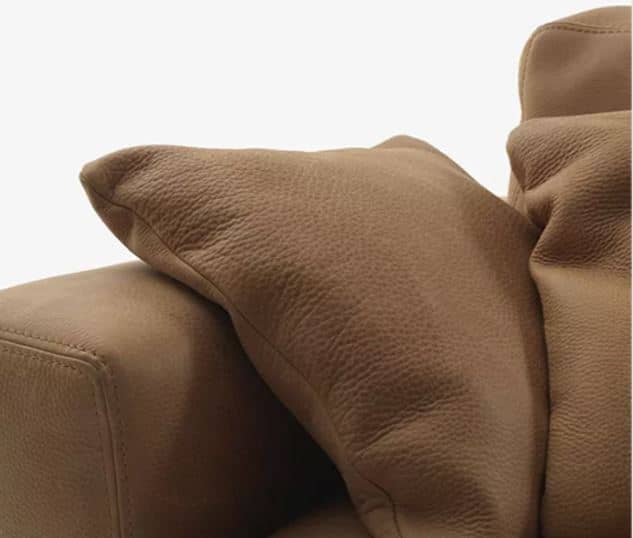 Zed Design Barana Modern Sofa with Solid Natural Walnut Wood Frame, High-Density Foam & Hypoallergenic Finish