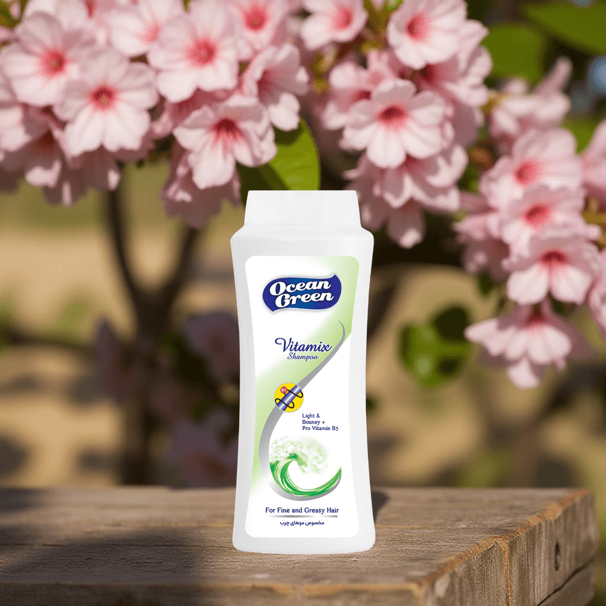 Ocean Green Vitamix Shampoo  For Fine & Greasy Hair (750 ml)