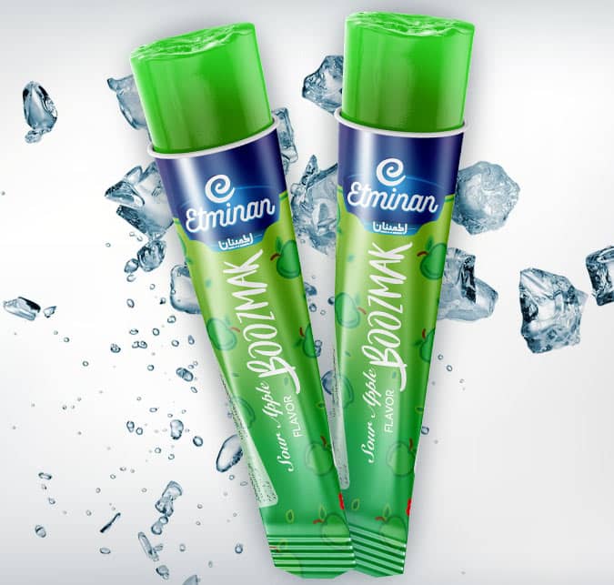 Eminan Bozimak Tube Popsicle Ice Cream  Assorted Flavors