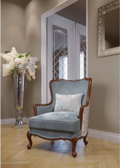 DELAN Classic Sofa  Solid Beech Wood Frame & High-Density Foam Upholstery