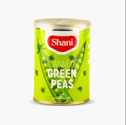 Canned Green Peas Rich in Fiber and Essential Vitamins