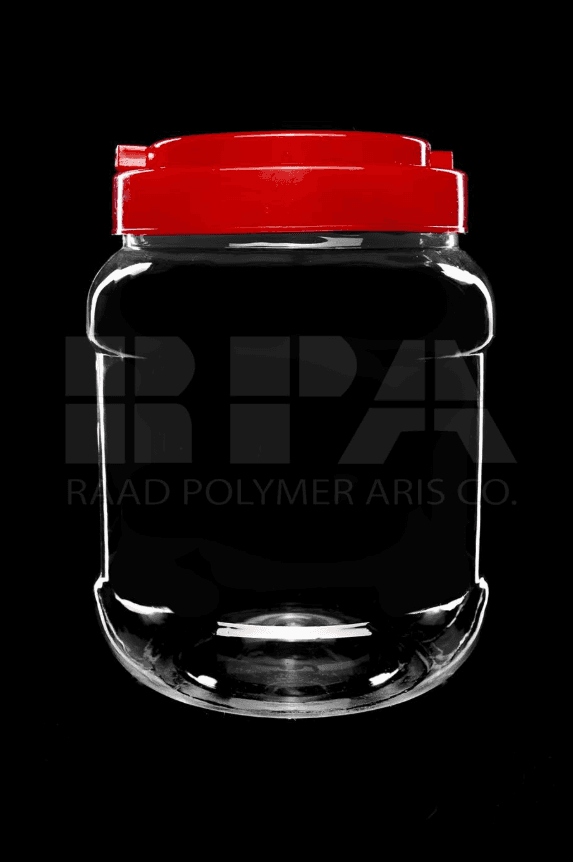 Round Labelled Jar, Neck 120 - 2 Liter