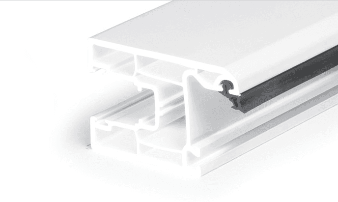 Sliding window sash profile