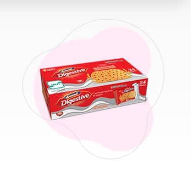 Avand Wheat Bran Digestive Biscuits- Crunchy Sweet Biscuits 816g
