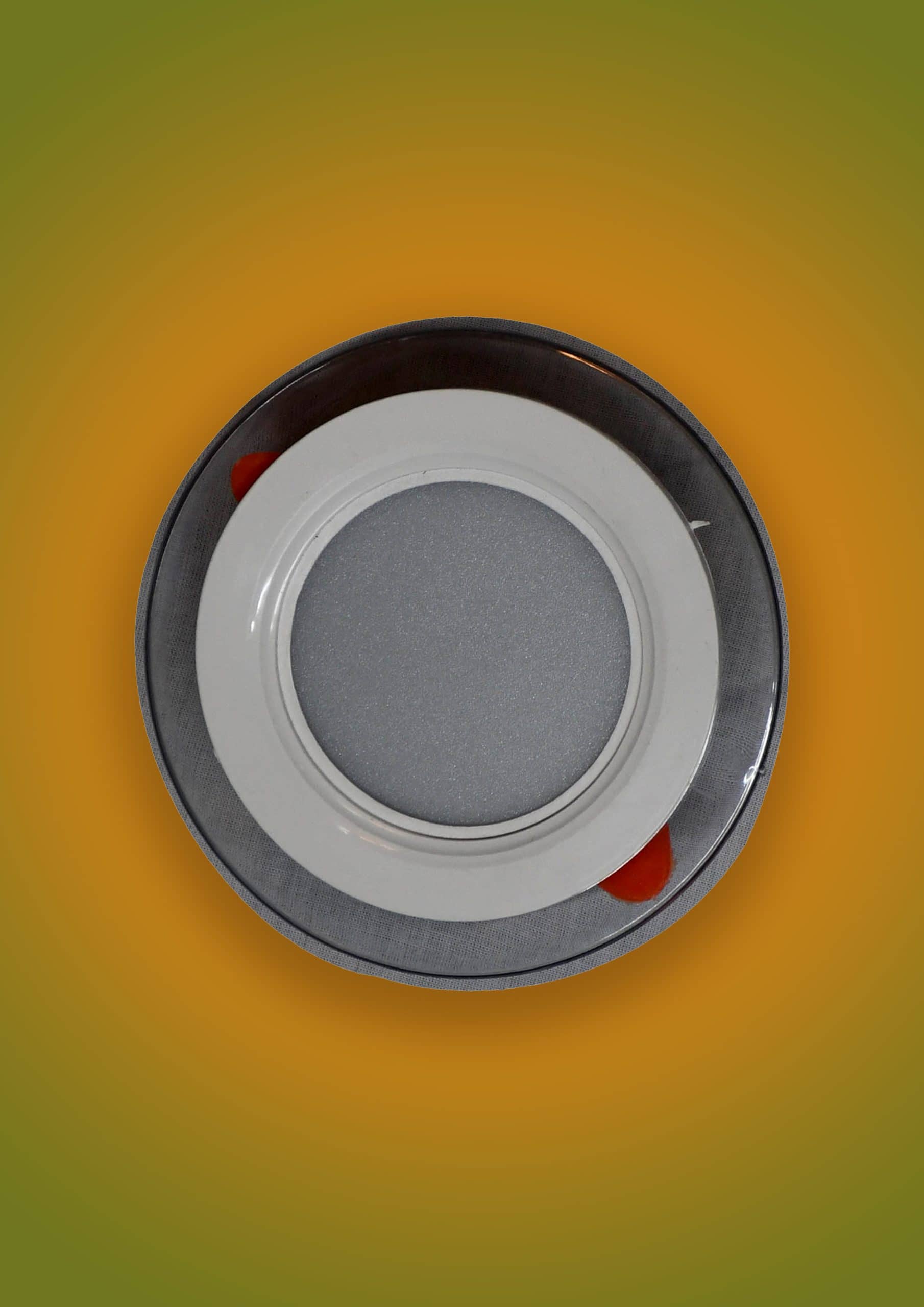 Round ceiling aluminum panel light