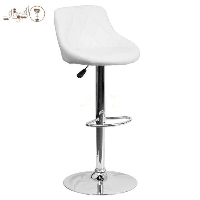 Open Jack Chair with Round Metal Base - Hydraulic Height Adjustment & 360 Swivel