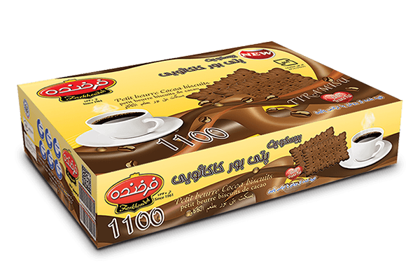 Farkhondeh Cocoa Biscuit with Cappuccino Taste - 520gr