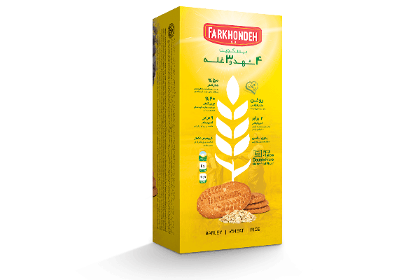 Farkhondeh Multi Cereals Biscuit -215gr