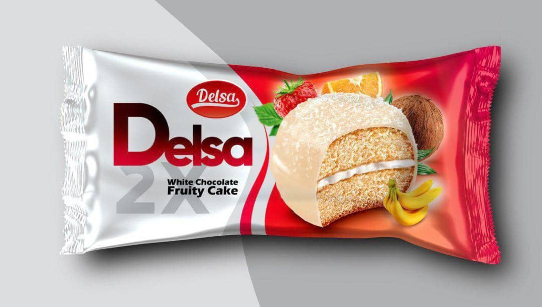  Delsa Ball Cake Multi Coating Series (Cherry-Orange / White Vanilla / Chocolate Coconut / Fruity White)