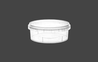450ML Round PP Plastic Food Container with 135MM Wide Opening, IML Decoration, Tamper-Evident Lid & Handle