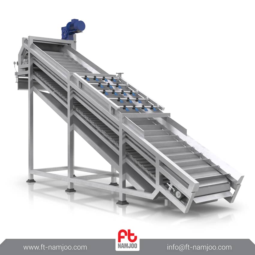 Machines and equipment of the tomato paste production line