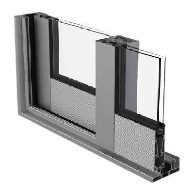  EPDM insulation Thermal Aluminum Profile window