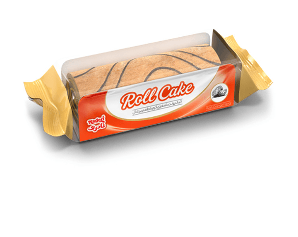   Roll cake with Cocoa flavor-Orange flavor