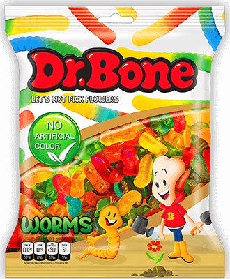 Dr.Bone Worms Jelly gum