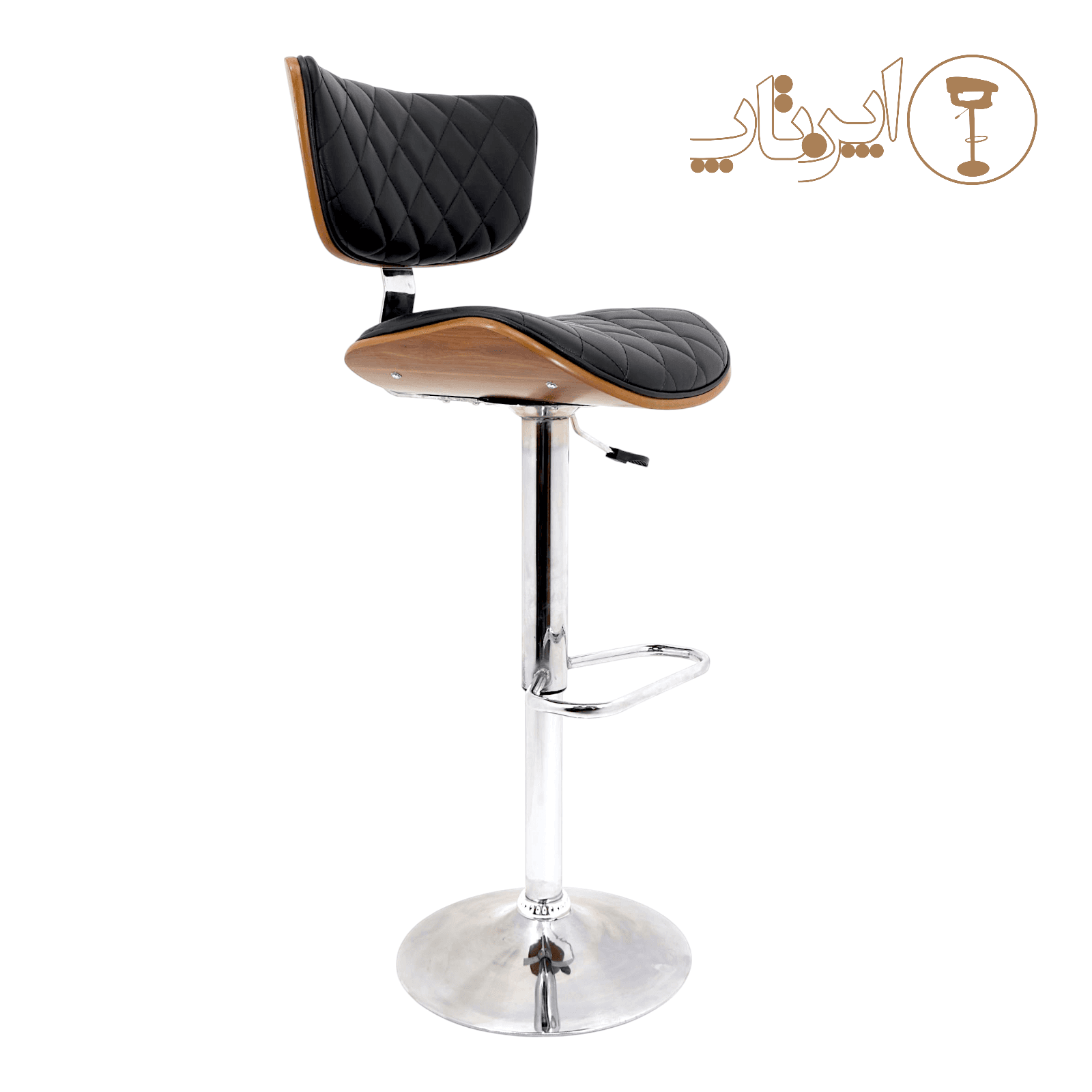Open Jack Chair Model 2040 with Diamond Stitching - Hydraulic Swivel Chair
