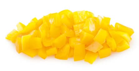 Frozen Yellow Bell Pepper Cubes