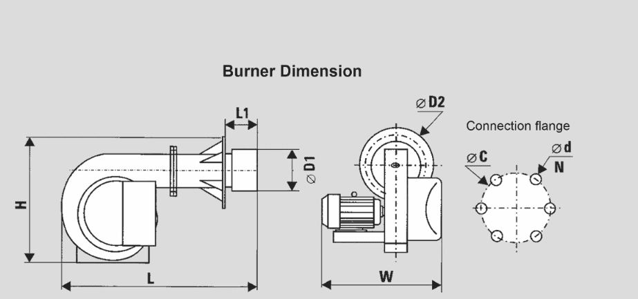 oil & gas burners UD Series