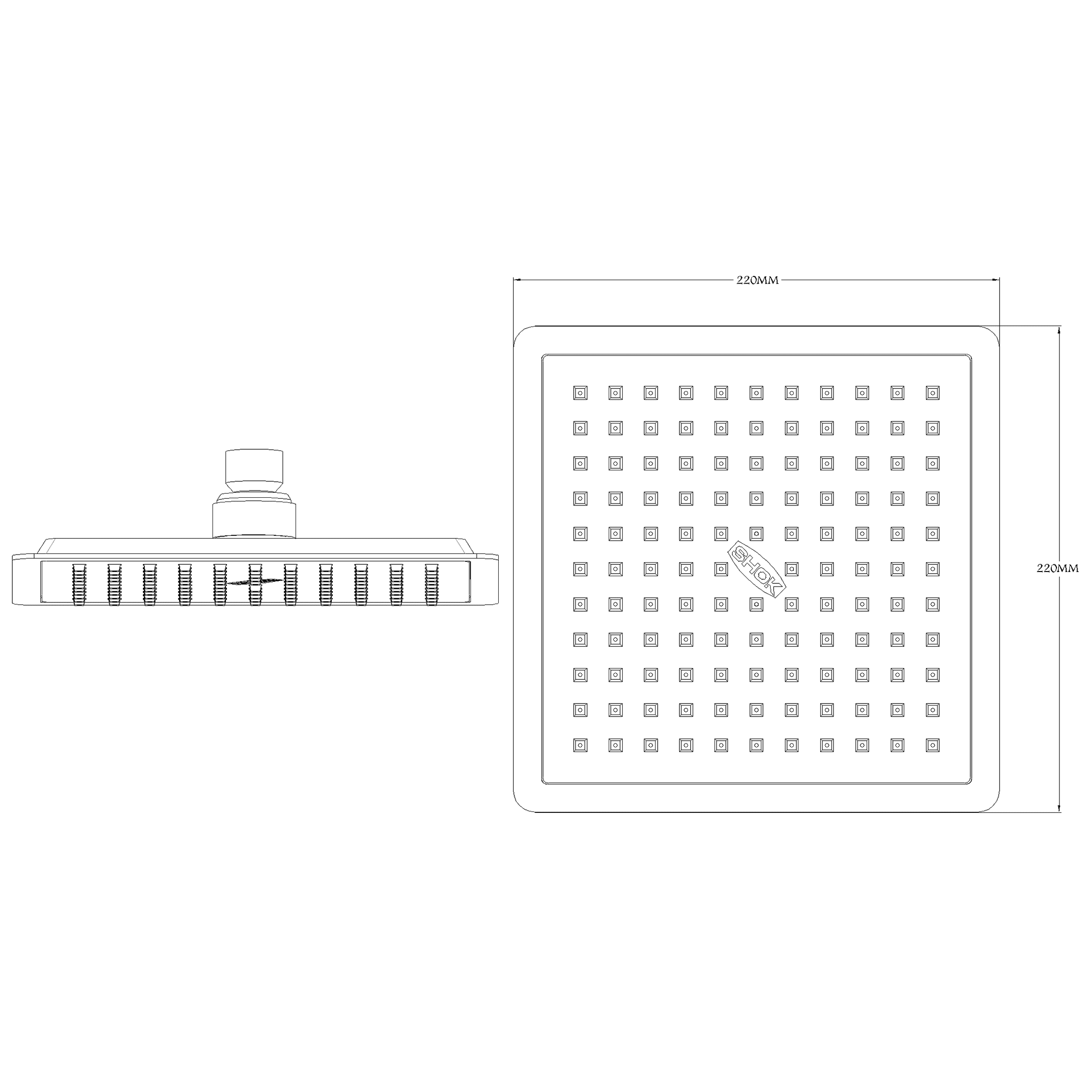 Rotatory shower head