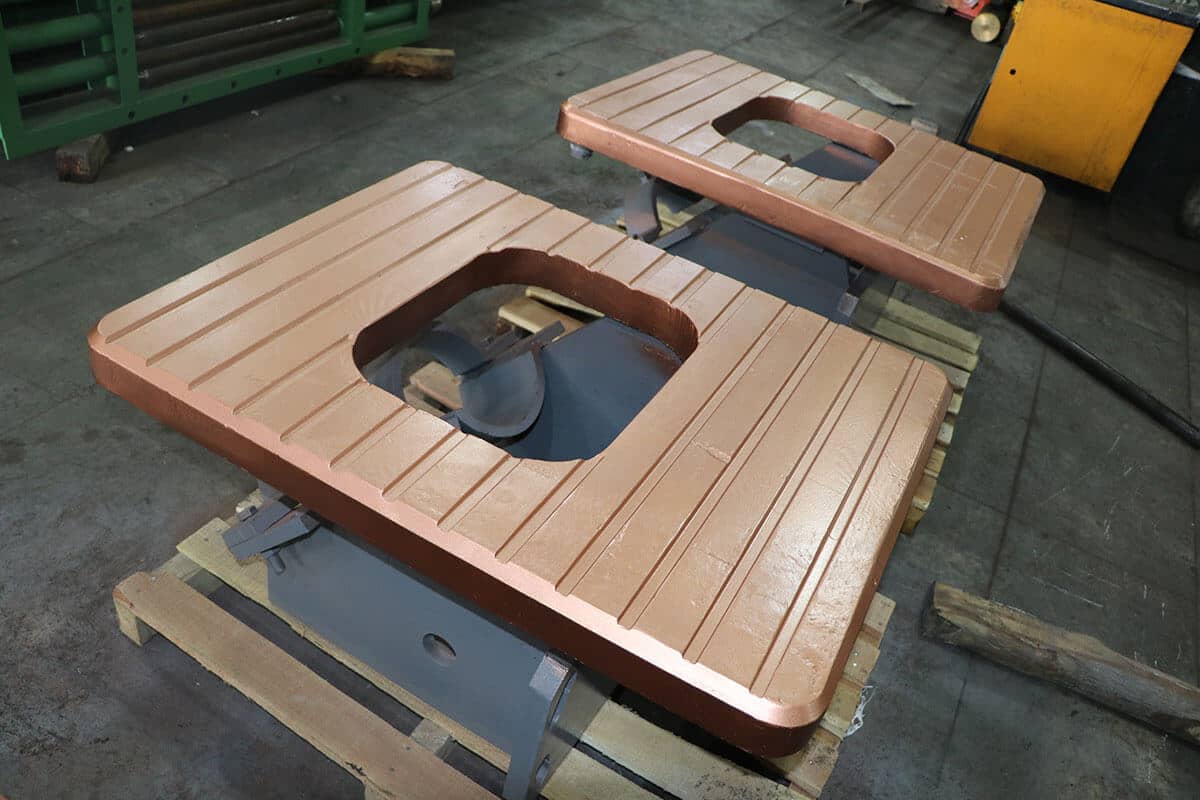 Forged Copper Water-Cooled Flat Panel for Electric Arc Furnace (EAF)