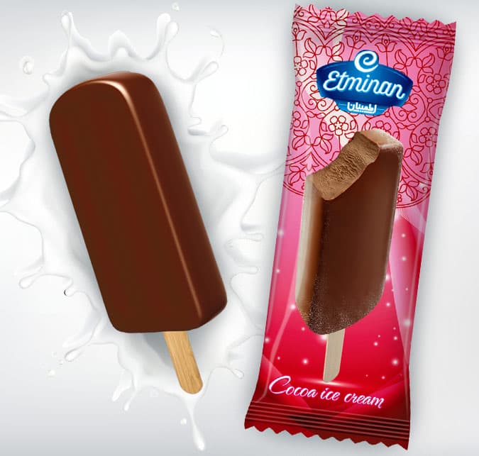 Eminan Cocoa Coated Stick Ice Cream  Single & Twins Bar