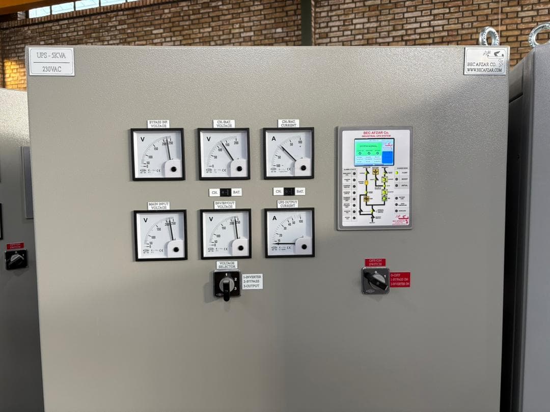INDUSRTIAL AC UPS 1 PHASE 400V 50Hz