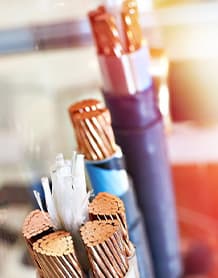 Flexible cable with a cross-section of 3x2.5