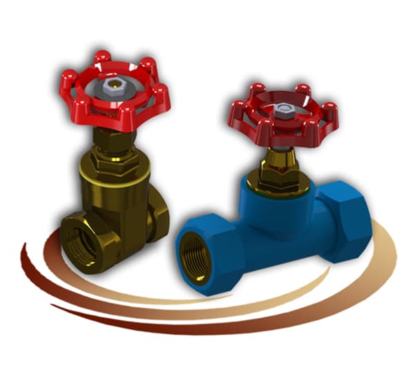 Brass & Polymer Gate Valve (Handwheel Isolation Valve)